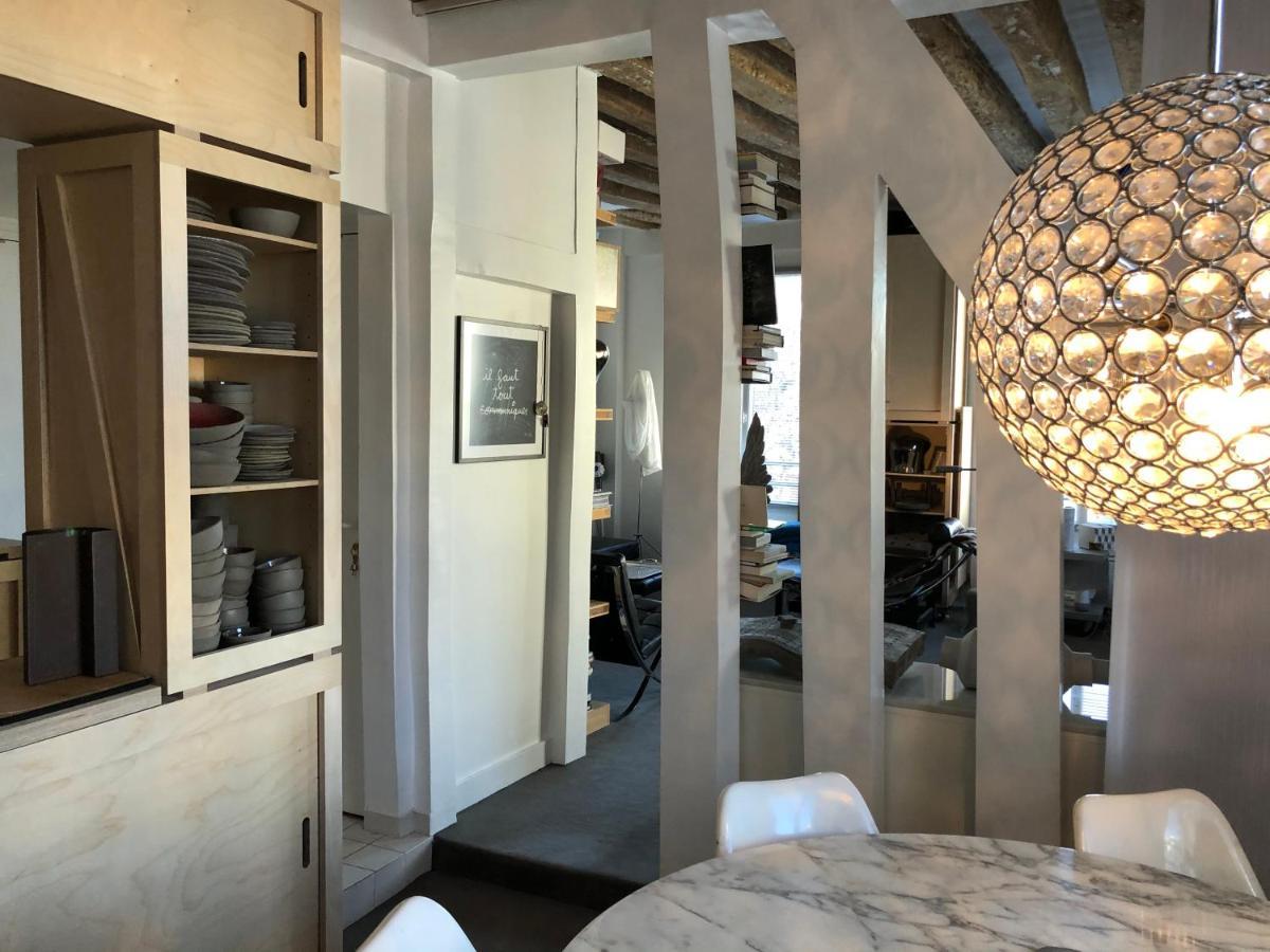 Duplex Top Central Marais Paris Eksteriør billede